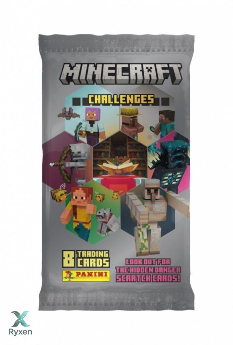Karty minecraft saszetka display 18 sztuk PANINI KOLEKCJA