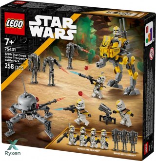 Klocki star wars 75431 zestaw bitewny - żołnierze-klony z 327. korpusu galaktycznego LEGO