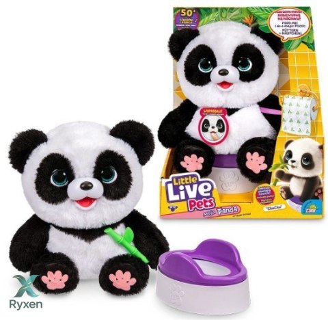 Maskotka interaktywna little live pets panda COBI