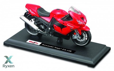 Model motocykl kawasaki ninja zx -14 z podstawką 1/18 MAISTO