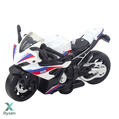 Motocykl Wyścigowy Sportowy Z Napędem Światła Dźwięki Mix LEAN TOYS