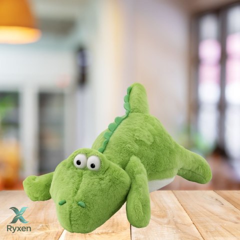 Pluszowa Maskotka Przytulanka Krokodyl Jasnozielony 42cm LEAN TOYS