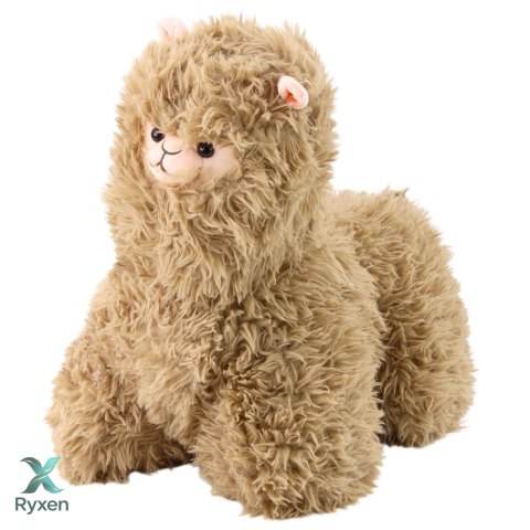 Pluszowa Maskotka Przytulanka Lama Beżowa 40 x 40cm LEAN TOYS