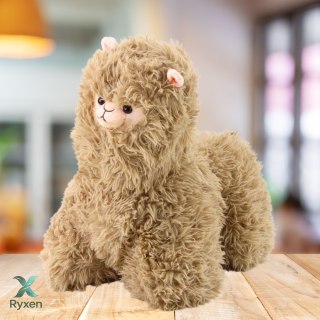 Pluszowa Maskotka Przytulanka Lama Beżowa 40 x 40cm LEAN TOYS