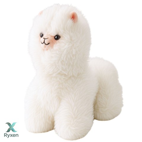 Pluszowa Maskotka Przytulanka Lama Biała 40 x 40cm LEAN TOYS