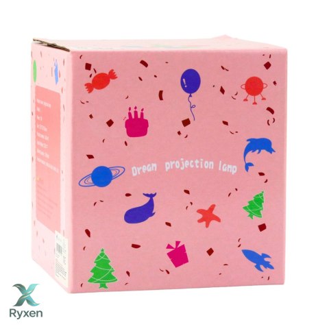 Projektor Gwiazd Dla Dzieci Lampka Nocna 6 Wymiennych Projekcji LEAN TOYS