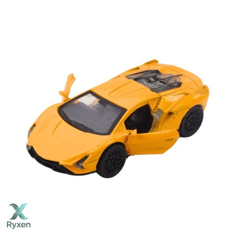 Samochód Sportowy Metalowy Z Napędem Światła Dźwięki Mix LEAN TOYS