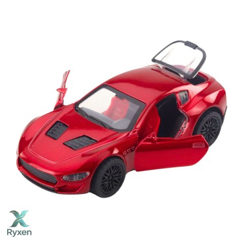 Samochód Sportowy Metalowy Z Napędem Światła Dźwięki Mix LEAN TOYS