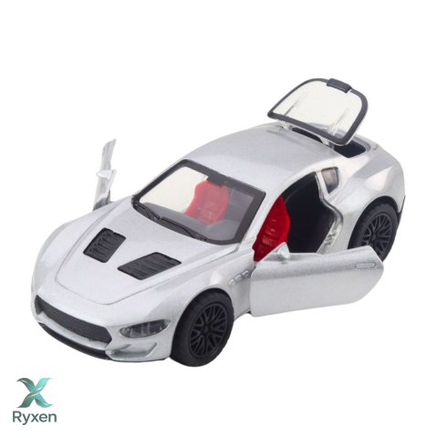 Samochód Sportowy Metalowy Z Napędem Światła Dźwięki Mix LEAN TOYS