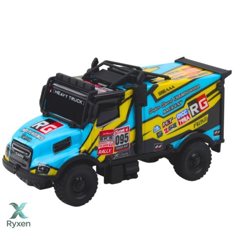 Auto Ciężarowe Zdalnie Sterowane RC Podświetlana Karoseria Turkusowy LEAN TOYS