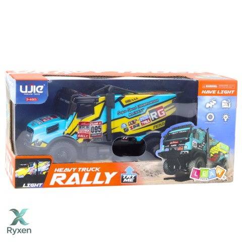 Auto Ciężarowe Zdalnie Sterowane RC Podświetlana Karoseria Turkusowy LEAN TOYS