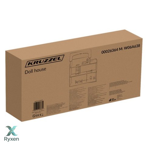 Domek drewniany dla lalek Kruzzel 26364 KRUZZEL