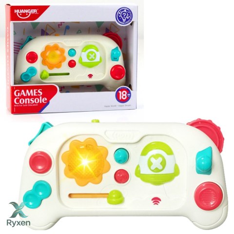 Interaktywny Pad Konsola Dla Malucha 10 Aktywności Światła Dźwięki LEAN TOYS