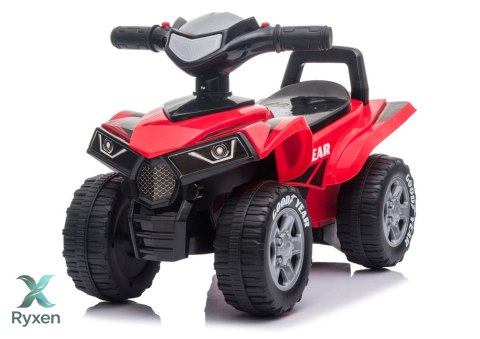 Jeździk Quad Dźwięk Światła 551-G Czerwony LEAN CARS