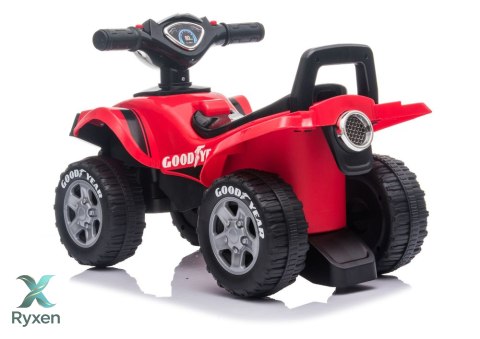 Jeździk Quad Dźwięk Światła 551-G Czerwony LEAN CARS