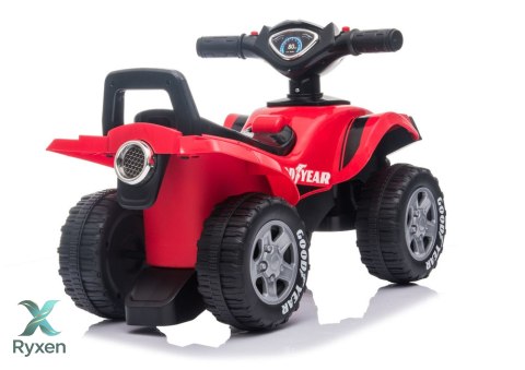 Jeździk Quad Dźwięk Światła 551-G Czerwony LEAN CARS