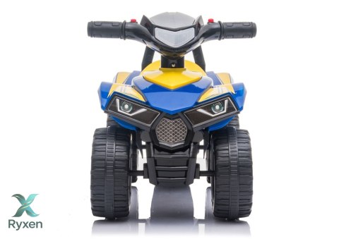 Jeździk Quad Dźwięk Światła 551-G Niebieski LEAN CARS