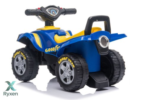 Jeździk Quad Dźwięk Światła 551-G Niebieski LEAN CARS
