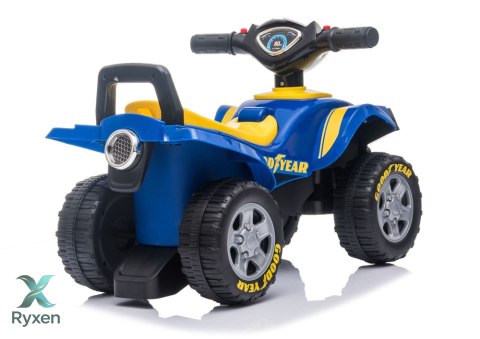 Jeździk Quad Dźwięk Światła 551-G Niebieski LEAN CARS