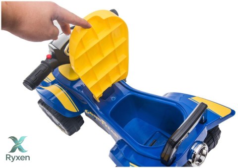 Jeździk Quad Dźwięk Światła 551-G Niebieski LEAN CARS