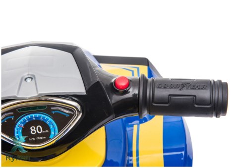 Jeździk Quad Dźwięk Światła 551-G Niebieski LEAN CARS