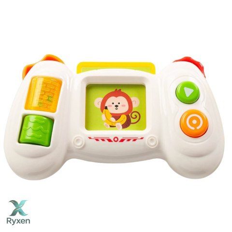 Konsola Pad Interaktywny Edukacyjny Z Kartami Światła Dźwięki LEAN TOYS