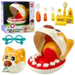 Pies U Dentysty Zabawka Lekarz Chory Ząbek LEAN TOYS
