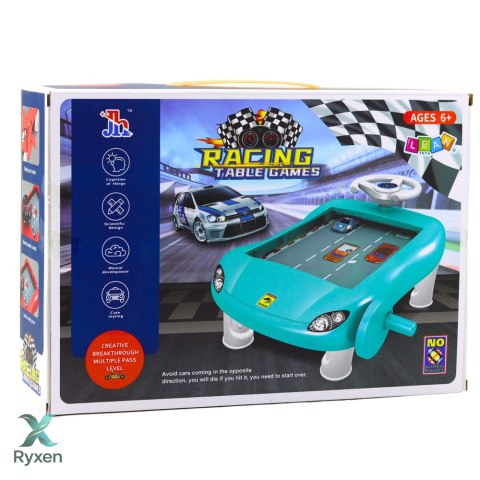 Symulator Jazdy Manualny Stolik Edukacyjny Czerwony LEAN TOYS