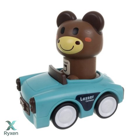 Zabawka sensoryczna - autka ze zwierzątkami 26728 ISO TRADE
