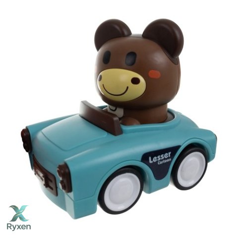 Zabawka sensoryczna - autka ze zwierzątkami 26728 ISO TRADE