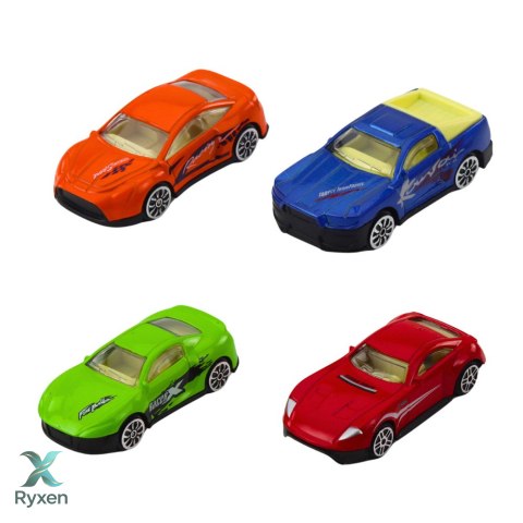 Zestaw Resoraków W Tubie Autka Nowoczesne Sportowe 1:64 LEAN TOYS