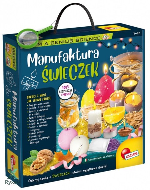 Zestaw naukowy im a genius manufaktura świeczek LISCIANI