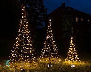 Choinka 300cm na stelażu 480LED Kamai Christmas Decorations