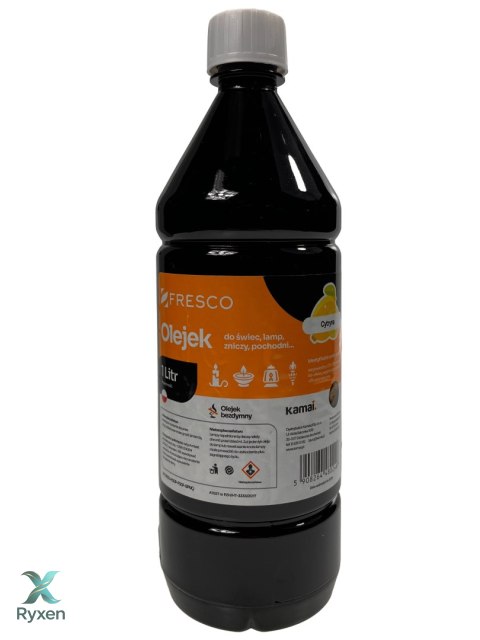 Paliwo olej do lamp, pochodni i świec 1,0L CYTRYNOWY AiG