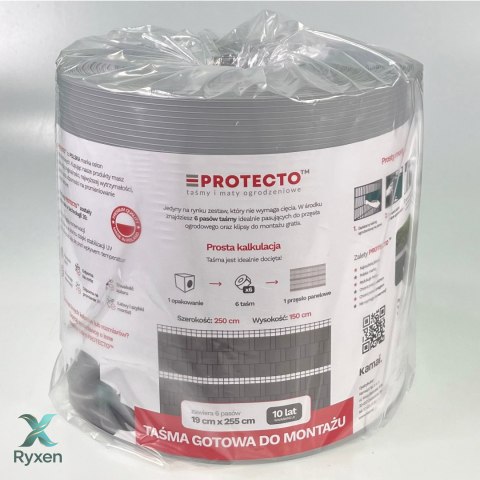 SMART 1 x 2,55mb x 19cm SZARA PROTECTO