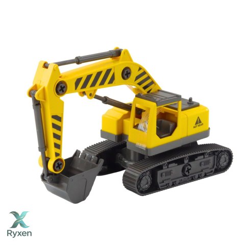 Ciężarówka Laweta Do Skręcania DIY Koparka Gąsienicowa Światła Dźwięki LEAN TOYS