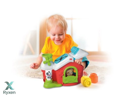 Clemmy Farma Sensoryczna Sorter Piesek Krówka Clementoni 17993 CLEMENTONI
