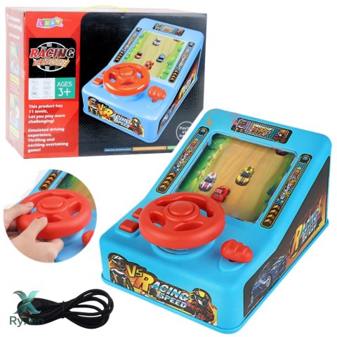 Interaktywny Symulator Jazdy Kierownica Zmiana Prędkości Dźwięki LEAN TOYS
