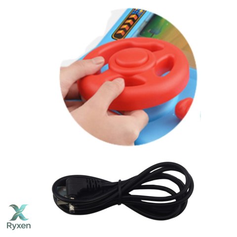 Interaktywny Symulator Jazdy Kierownica Zmiana Prędkości Dźwięki LEAN TOYS