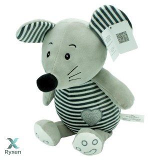 Maskotka paskowe przytulaki - mysz 26 cm TULILO