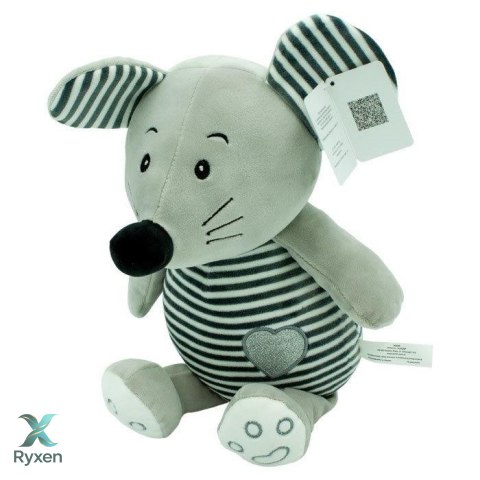 Maskotka paskowe przytulaki - mysz 26 cm TULILO