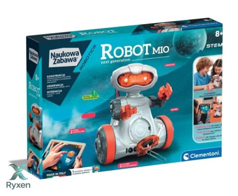 Naukowa Zabawa Zestaw Robot Mio Nowa Generacja Język Polski Clementoni 50632 CLEMENTONI
