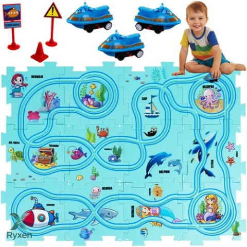 Puzzle edukacyjne- tor 24851 KRUZZEL