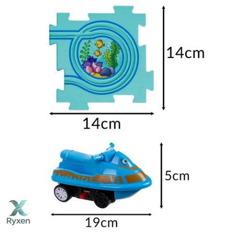 Puzzle edukacyjne- tor 24851 KRUZZEL