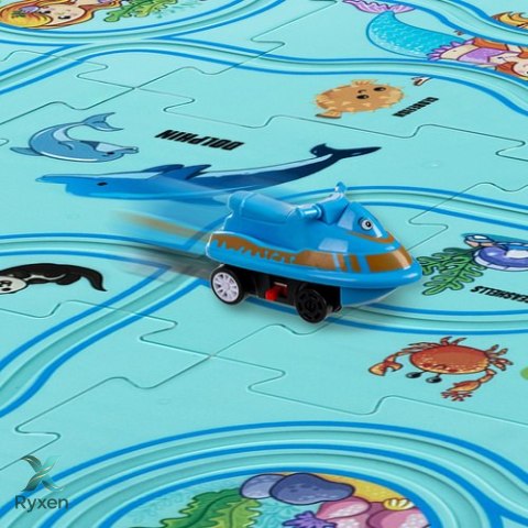 Puzzle edukacyjne- tor 24851 KRUZZEL