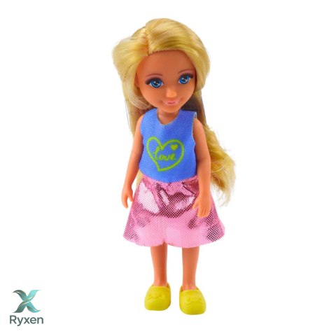 Zestaw Urodzinowy Lalka Zwierzęta Pies Kot Stół Akcesoria LEAN TOYS