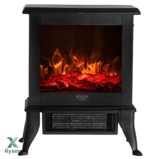 AD 7754 Kominek elektryczny | 2 poziomy grzania: 1000w / 1800w | efekt 3d płomienia | termostat ADLER