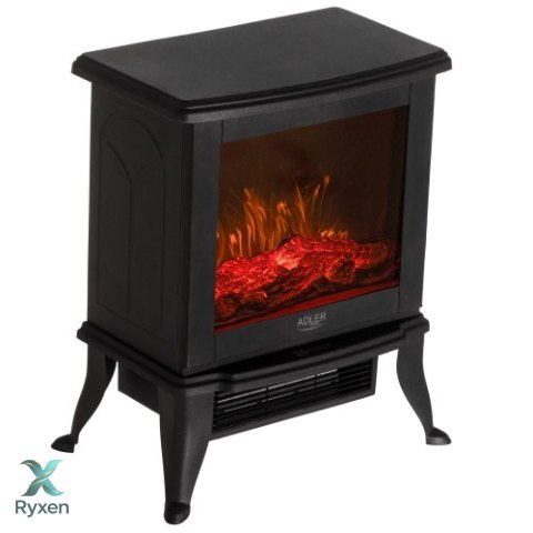 AD 7754 Kominek elektryczny | 2 poziomy grzania: 1000w / 1800w | efekt 3d płomienia | termostat ADLER