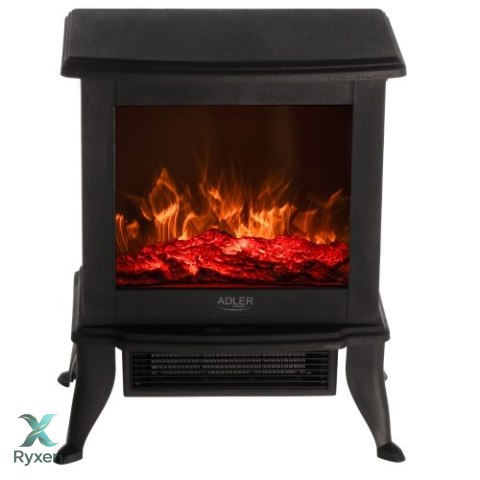 AD 7754 Kominek elektryczny | 2 poziomy grzania: 1000w / 1800w | efekt 3d płomienia | termostat ADLER