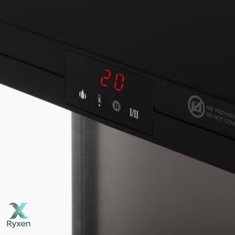AD 7755 Kominek elektryczny led z pilotem | 3d efekt płomienia | 2 moce grzania 1000w/2000w | termostat ADLER